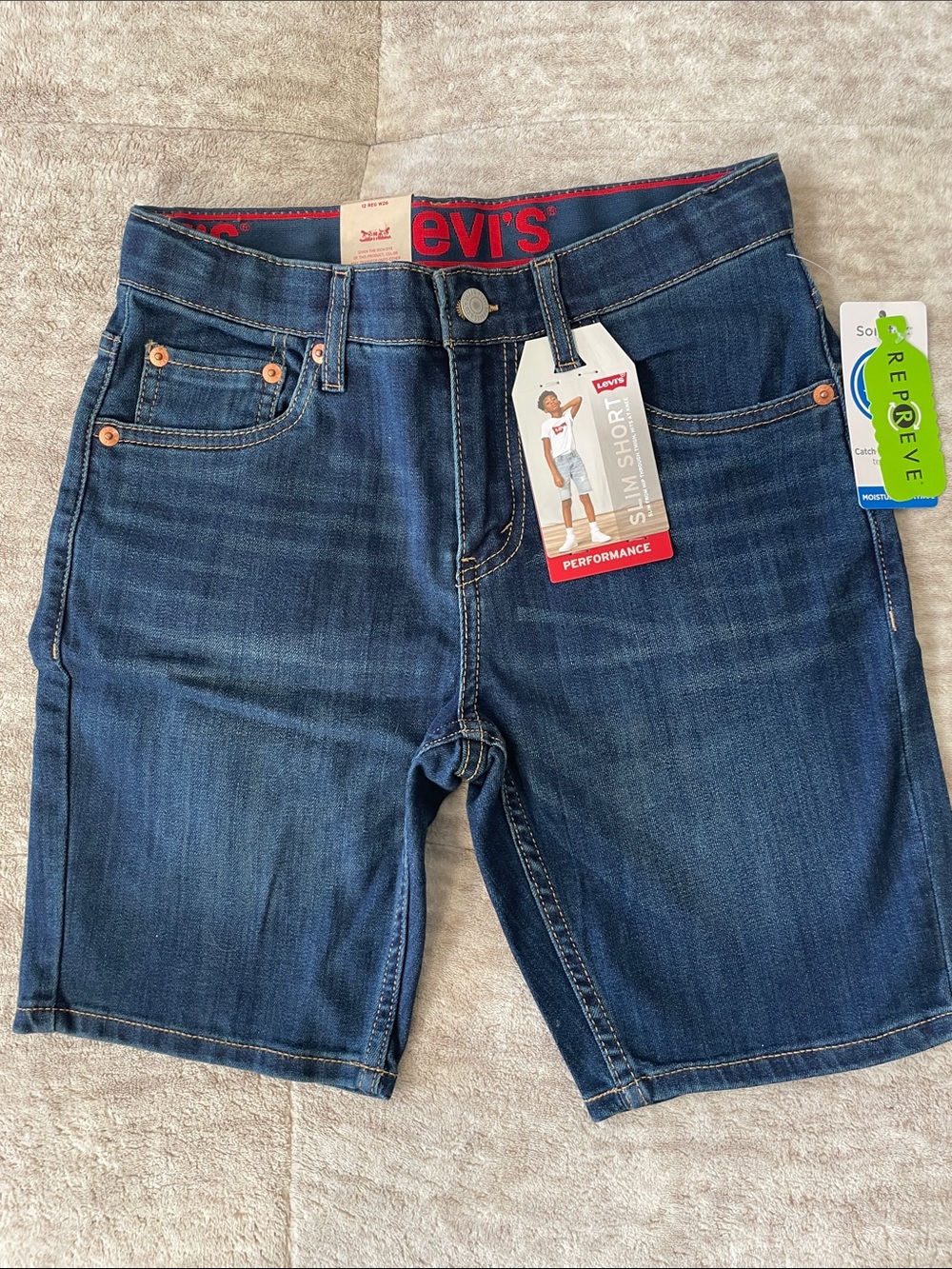 Levi's Boys Slim Denim Shorts